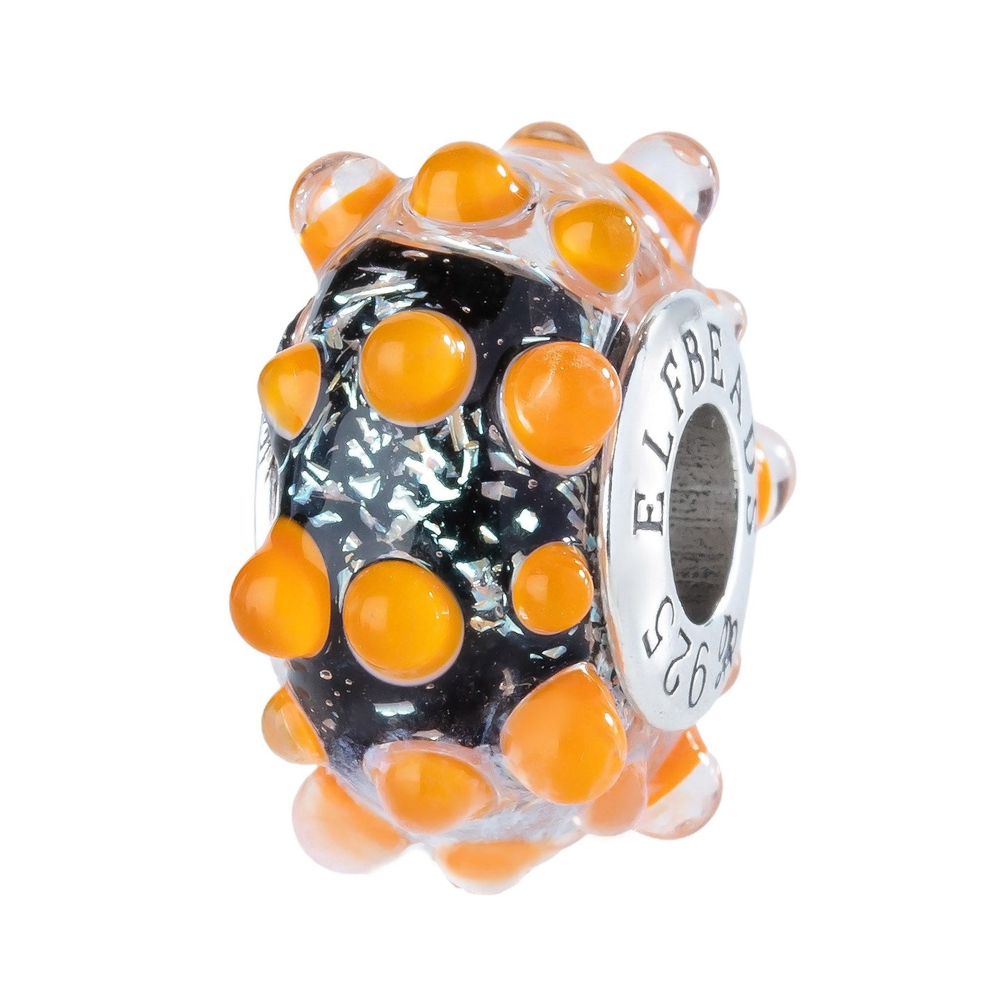 Elfbeads Midnight Pumpkin Dewdrops (G230812) glass Bead - The Alternative Bead official German Retailer. Buy 4 get 5 - free DHL Shipping for all orders above 150 ?