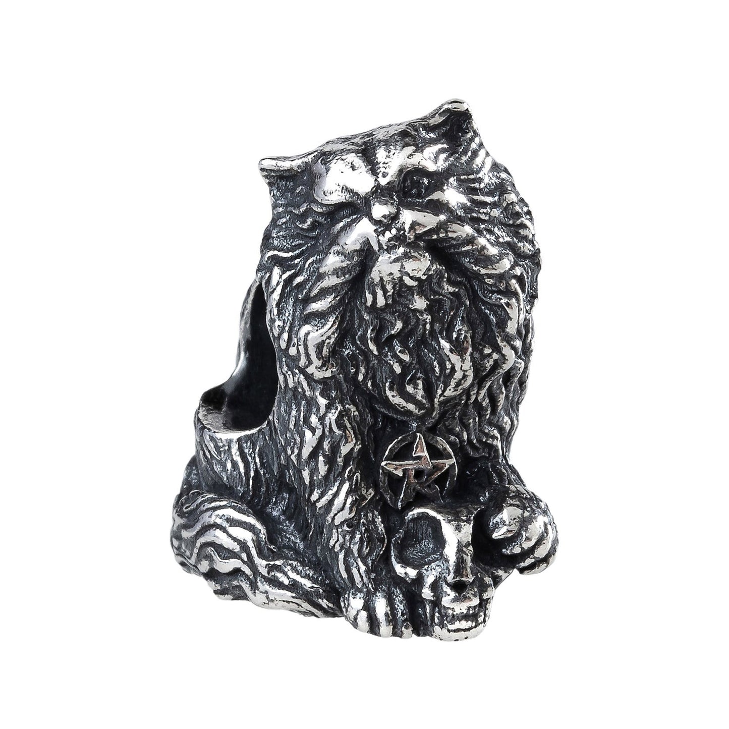 Elfbeads Monster Cat (S230928) silver sterling-silver Charm - The Alternative Bead official German Retailer. Buy 4 get 5 - free DHL Shipping for all orders above 150€