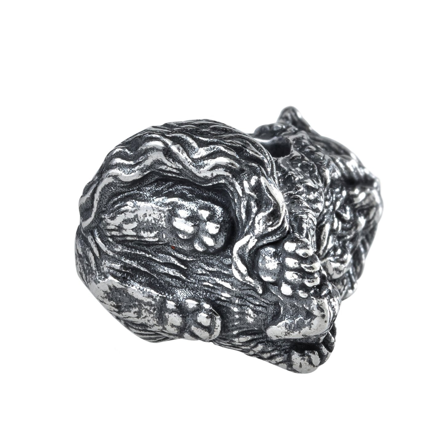 Elfbeads Monster Cat (S230928) silver sterling-silver Charm - The Alternative Bead official German Retailer. Buy 4 get 5 - free DHL Shipping for all orders above 150€