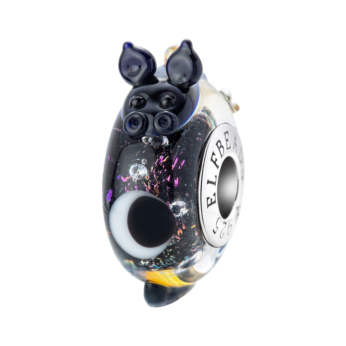 Elfbeads Moon Dragon black glass Bead by The Alternative Bead. Your official Elfbeads Retailer from Germany