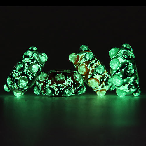 Ogerbeads Pumpkin Moonlight Speckles  glass Bead by The Alternative Bead. Your official Ogerbeads Retailer from Germany