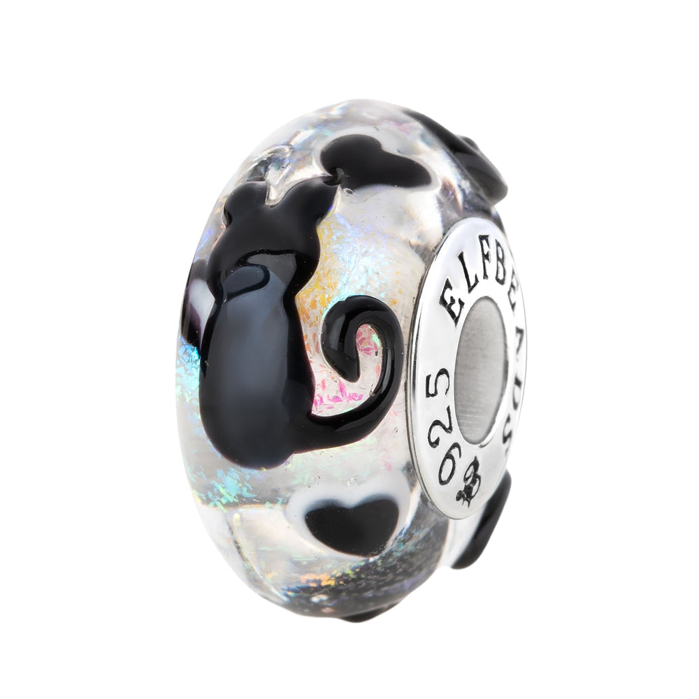 Elfbeads Moonlit Love Noir glass Bead by The Alternative Bead. Your official Elfbeads Retailer from Germany