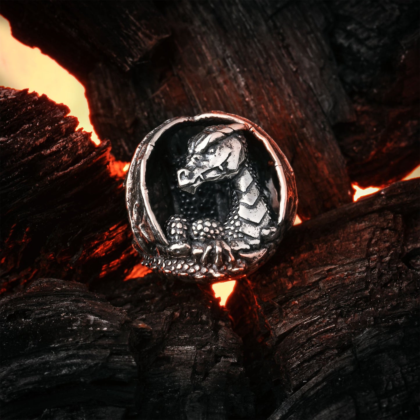 Elfbeads Mother Dragon (S220503) silver sterling-silver Charm - The Alternative Bead official German Retailer. Buy 4 get 5 - free DHL Shipping for all orders above 150€