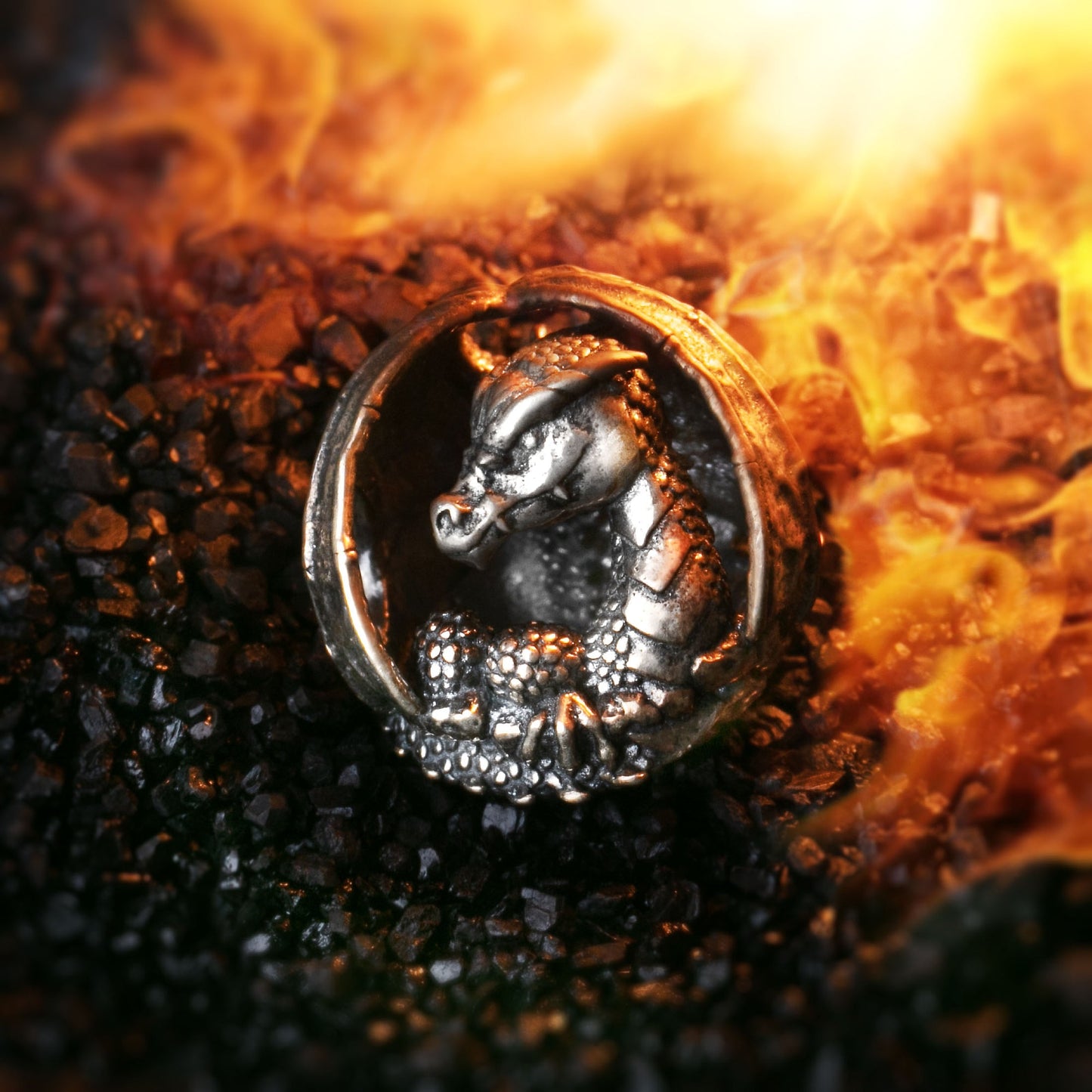 Elfbeads Mother Dragon (S220503) silver sterling-silver Charm - The Alternative Bead official German Retailer. Buy 4 get 5 - free DHL Shipping for all orders above 150€
