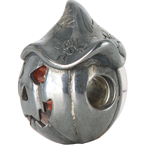 Ogerbeads Mr. Pumpkin DARK Edition – Glass Bead Excluded silver; gray sterling-silver Bead by The Alternative Bead. Your official Ogerbeads Retailer from Germany