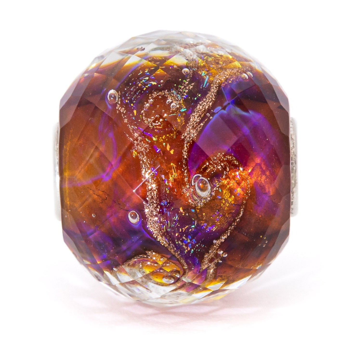 Elfbeads Mystic Red Galaxy World Fractal glass Charm - The Alternative Bead official German Retailer. Buy 4 get 5 - free DHL Shipping for all orders above 150€