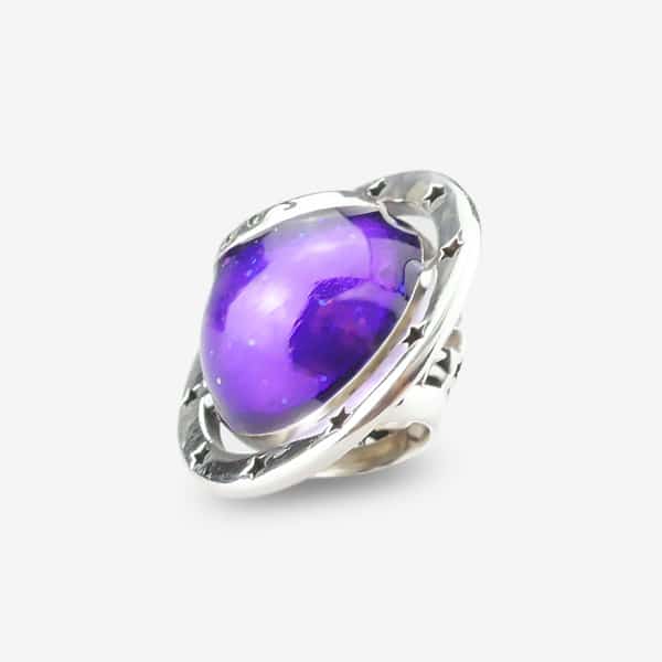 Praan Neon Saturn Charm silver sterling-silver Bead by The Alternative Bead. Your official Praan Retailer from Germany