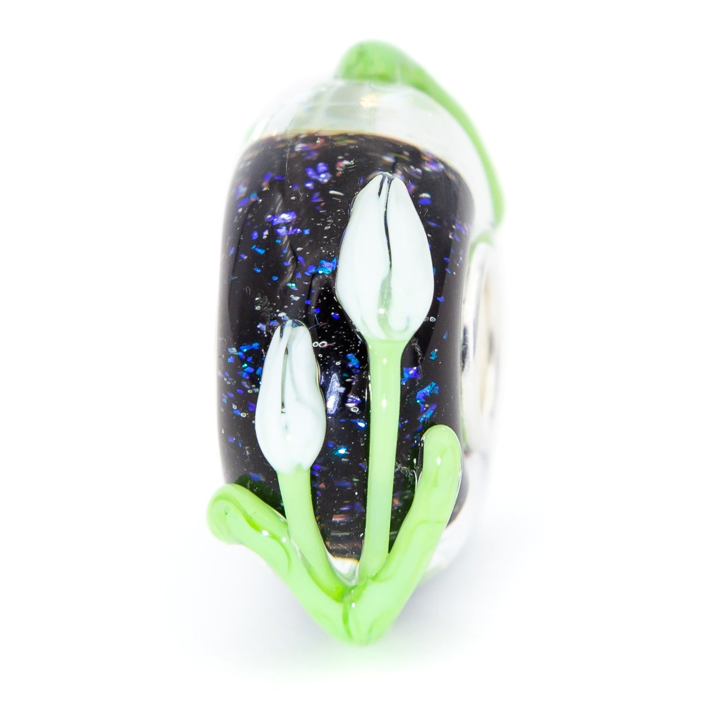 Elfbeads Night Magic Tulips (G220423) glass Charm - The Alternative Bead official German Retailer. Buy 4 get 5 - free DHL Shipping for all orders above 150€