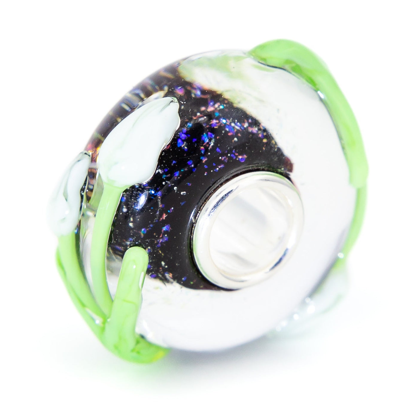 Elfbeads Night Magic Tulips (G220423) glass Charm - The Alternative Bead official German Retailer. Buy 4 get 5 - free DHL Shipping for all orders above 150€