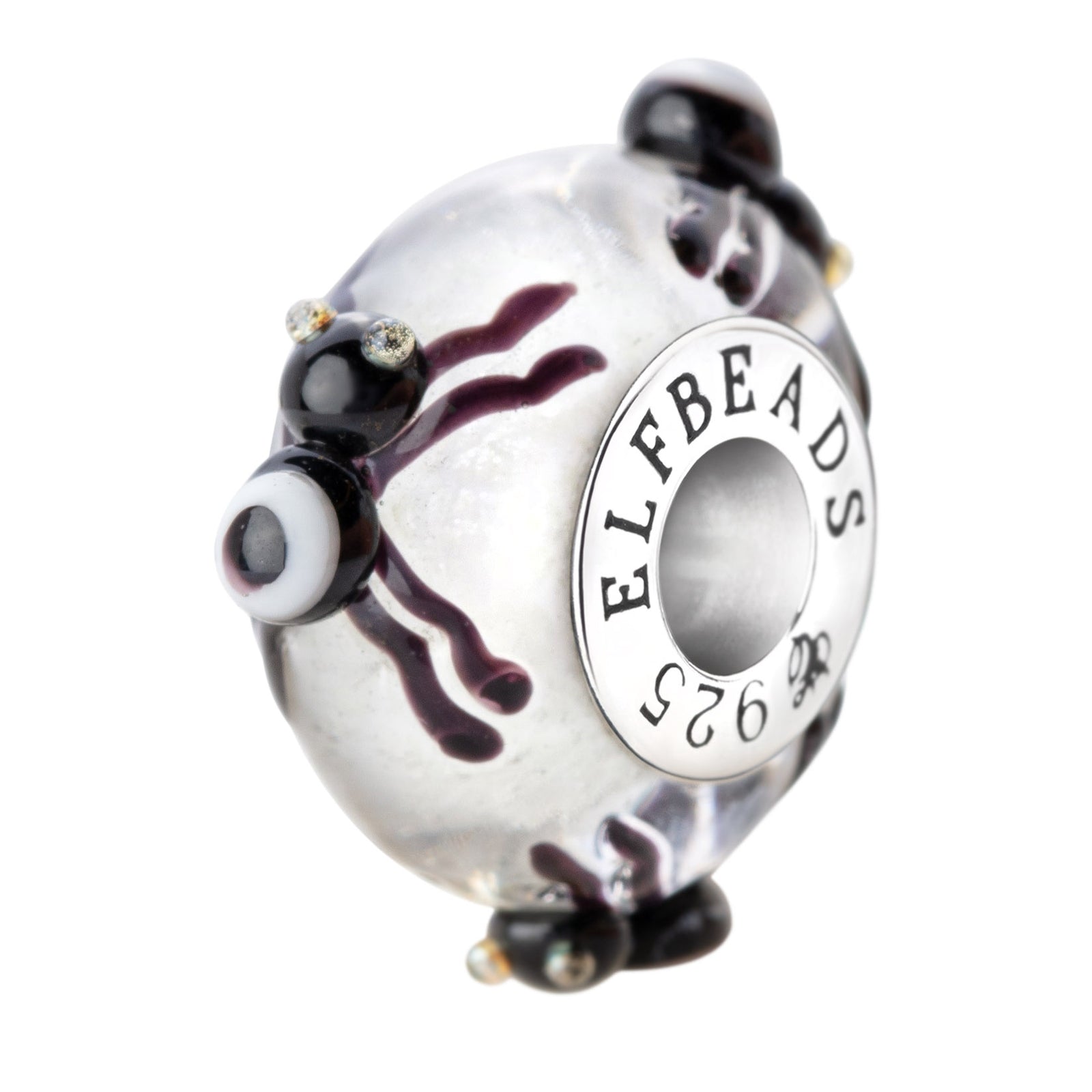 Elfbeads Nightmare Watcher Starlight  glass Bead by The Alternative Bead. Your official Elfbeads Retailer from Germany