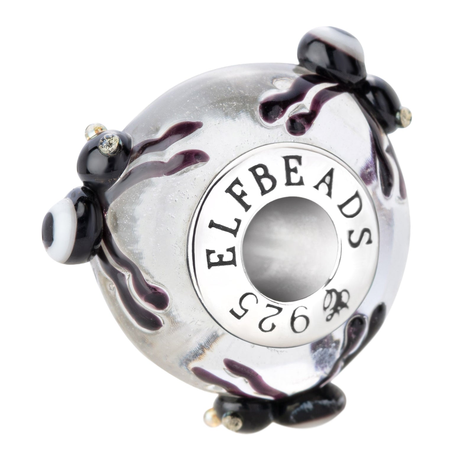 Elfbeads Nightmare Watcher Starlight  glass Bead by The Alternative Bead. Your official Elfbeads Retailer from Germany