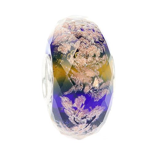 Ogerbeads Blue Morpho Pixiedust Fragments blue; gold glass Bead by The Alternative Bead. Your official Ogerbeads Retailer from Germany