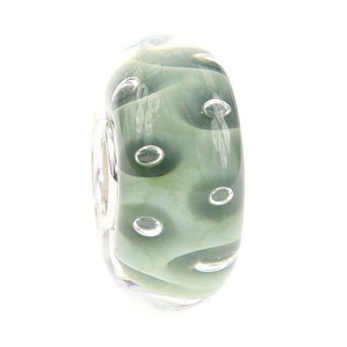 Ogerbeads Clover Dewdrops green glass Bead by The Alternative Bead. Your official Ogerbeads Retailer from Germany