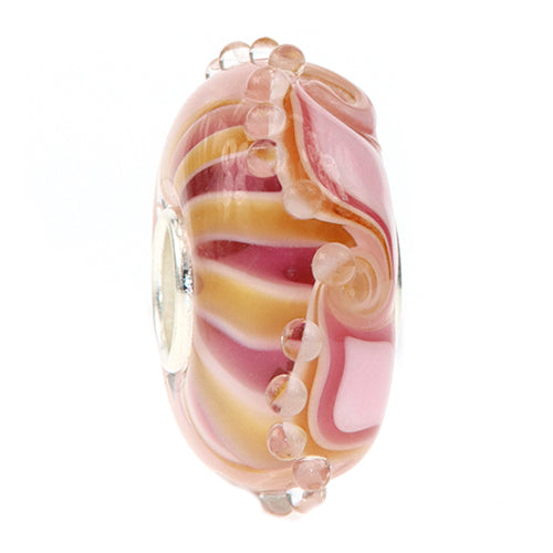 Ogerbeads Swan Lake pink glass Bead by The Alternative Bead. Your official Ogerbeads Retailer from Germany