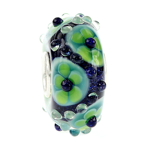 Ogerbeads Magical green; blue glass Bead by The Alternative Bead. Your official Ogerbeads Retailer from Germany