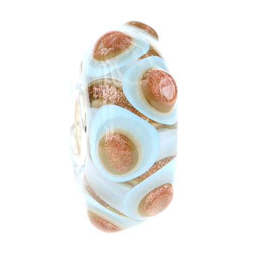 Ogerbeads Pureness bronze; blue glass Bead by The Alternative Bead. Your official Ogerbeads Retailer from Germany