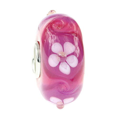 Ogerbeads Rose Luster purple; pink glass Bead by The Alternative Bead. Your official Ogerbeads Retailer from Germany