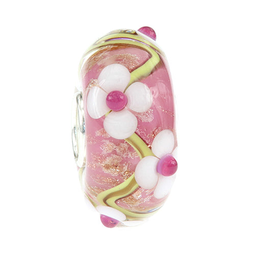 Ogerbeads Raspberries Flowers pink glass Bead by The Alternative Bead. Your official Ogerbeads Retailer from Germany