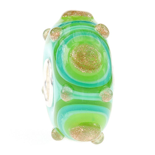 Ogerbeads Amulet green glass Bead by The Alternative Bead. Your official Ogerbeads Retailer from Germany