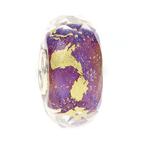 Ogerbeads D’Or Fragments purple; gold glass Bead by The Alternative Bead. Your official Ogerbeads Retailer from Germany