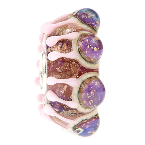 Ogerbeads Sea Creature purple; gold glass Bead by The Alternative Bead. Your official Ogerbeads Retailer from Germany