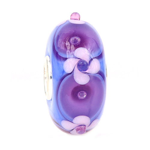 Ogerbeads Pinkalicious purple; blue glass Bead by The Alternative Bead. Your official Ogerbeads Retailer from Germany
