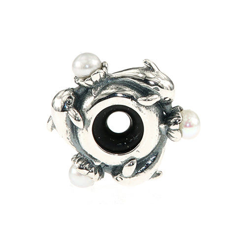 Ogerbeads Playing Dolphins Stopper silver sterling-silver Stopper by The Alternative Bead. Your official Ogerbeads Retailer from Germany
