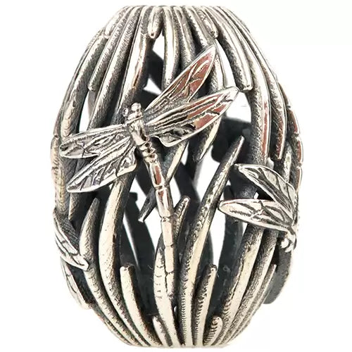 Ogerbeads Dragonfly Wilderness 2.0 silver sterling-silver Bead by The Alternative Bead. Your official Ogerbeads Retailer from Germany