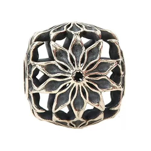 Ogerbeads Luna Flowers silver sterling-silver Bead by The Alternative Bead. Your official Ogerbeads Retailer from Germany