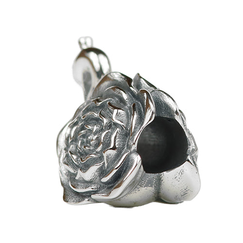 Ogerbeads Swan Flower silver sterling-silver Bead by The Alternative Bead. Your official Ogerbeads Retailer from Germany