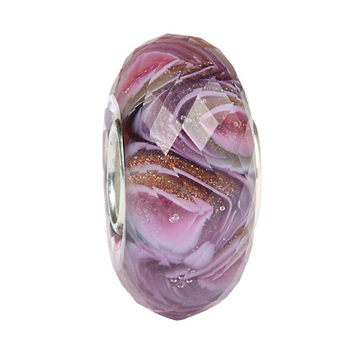 Ogerbeads Hot Lavender Sparkle Gravity Waves Fragments purple; pink; gold glass Bead by The Alternative Bead. Your official Ogerbeads Retailer from Germany