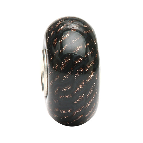 Ogerbeads Black Hole Sparkle Weave black; gold glass Bead by The Alternative Bead. Your official Ogerbeads Retailer from Germany
