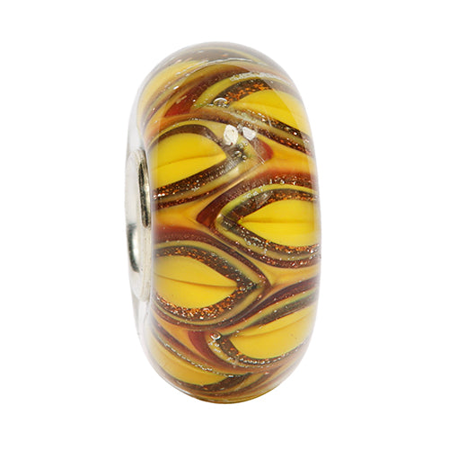 Ogerbeads Merigold Fire Flames yellow; orange glass Bead by The Alternative Bead. Your official Ogerbeads Retailer from Germany