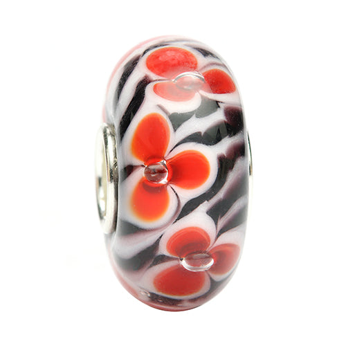 Ogerbeads Bloody Mary Wavelet red; black; white glass Bead by The Alternative Bead. Your official Ogerbeads Retailer from Germany