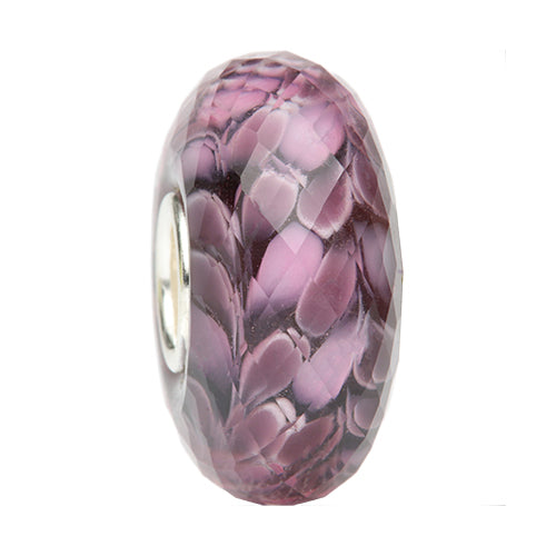 Ogerbeads Pinkish Leaftwig Fragments purple; pink glass Bead by The Alternative Bead. Your official Ogerbeads Retailer from Germany