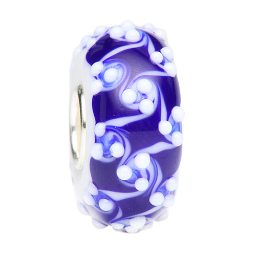 Ogerbeads Delft Blue Windmills blue; white glass Bead by The Alternative Bead. Your official Ogerbeads Retailer from Germany