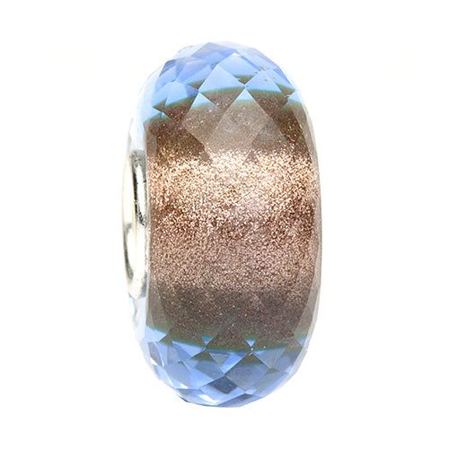 Ogerbeads Water Sparkle Elemental Fragments blue; gold glass Bead by The Alternative Bead. Your official Ogerbeads Retailer from Germany