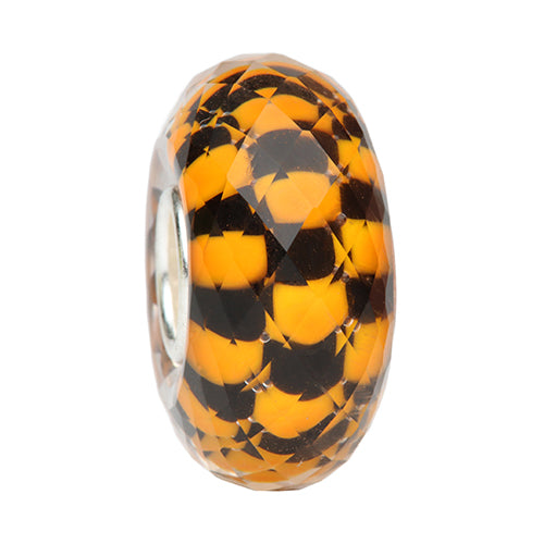 Ogerbeads Pumpkin Puffy Fragments black; orange glass Bead by The Alternative Bead. Your official Ogerbeads Retailer from Germany