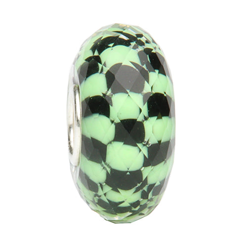 Ogerbeads Poison Apple Puffy Fragments black; green glass Bead by The Alternative Bead. Your official Ogerbeads Retailer from Germany