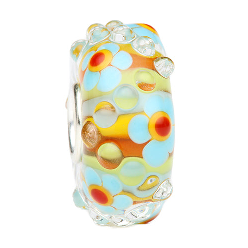 Ogerbeads Stay Calm Flower Drops red; green; blue glass Bead by The Alternative Bead. Your official Ogerbeads Retailer from Germany