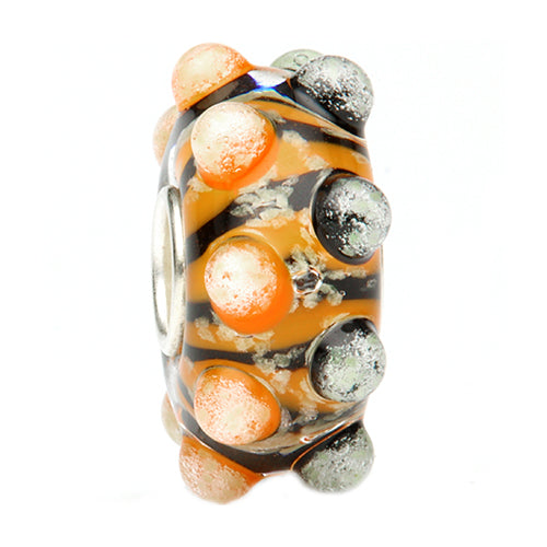 Ogerbeads Pumpkin Moonlight Speckles  glass Bead by The Alternative Bead. Your official Ogerbeads Retailer from Germany