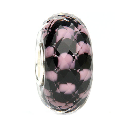 Ogerbeads Magic Spell Puffy Fragments black; pink glass Bead by The Alternative Bead. Your official Ogerbeads Retailer from Germany