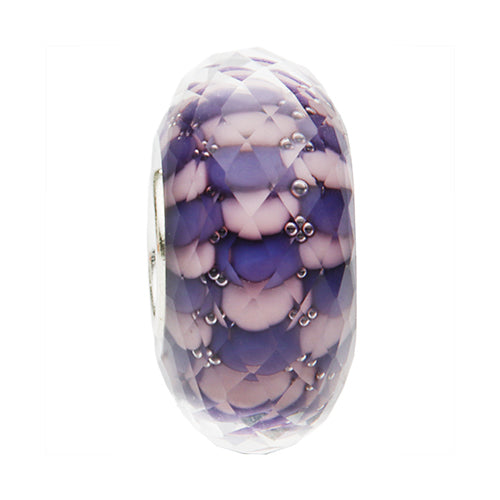 Ogerbeads Cheshire Puffy Fragments purple; pink glass Bead by The Alternative Bead. Your official Ogerbeads Retailer from Germany