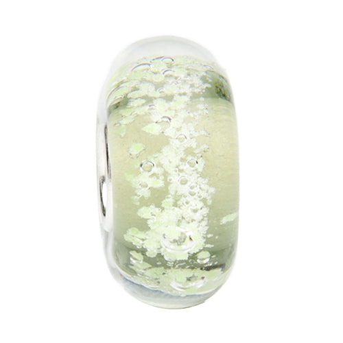 Ogerbeads Iron Moonlight white glass Bead by The Alternative Bead. Your official Ogerbeads Retailer from Germany