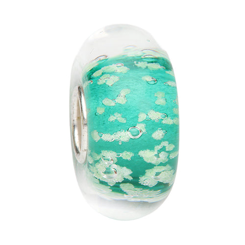 Ogerbeads Pacific Moonlight blue; green glass Bead by The Alternative Bead. Your official Ogerbeads Retailer from Germany