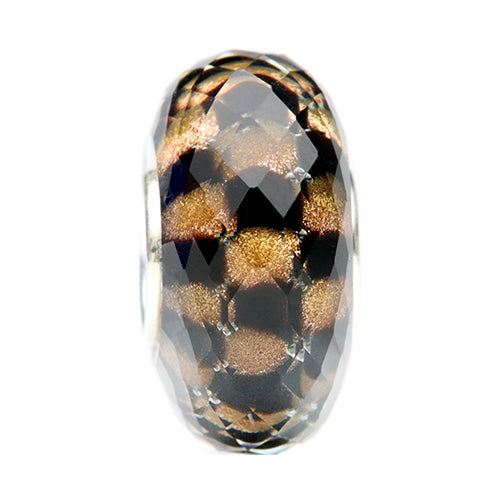 Ogerbeads Obsidian Gold Puffy Fragments black; gold glass Bead by The Alternative Bead. Your official Ogerbeads Retailer from Germany