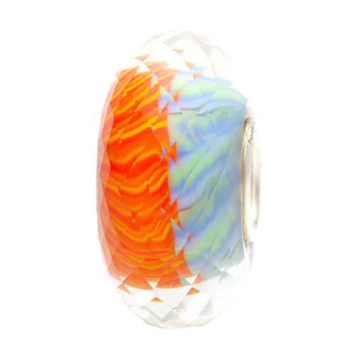 Ogerbeads Sweet and Sour Candy Cane Fragments blue; orange glass Bead by The Alternative Bead. Your official Ogerbeads Retailer from Germany