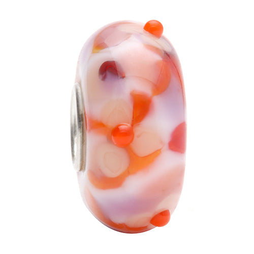 Ogerbeads Juicy FlowerStone pink; red glass Bead by The Alternative Bead. Your official Ogerbeads Retailer from Germany