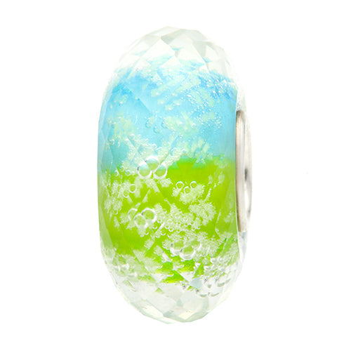 Ogerbeads Tropical Moonlight Fragments blue; green; glow-in-the-dark glass Bead by The Alternative Bead. Your official Ogerbeads Retailer from Germany
