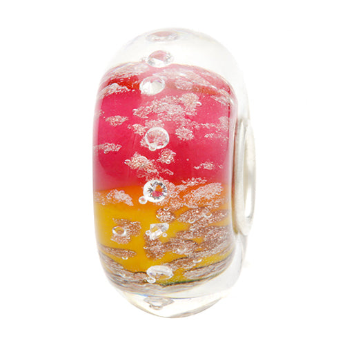 Ogerbeads Sunset Diamonds Pixiedust red; yellow; gold glass Bead by The Alternative Bead. Your official Ogerbeads Retailer from Germany